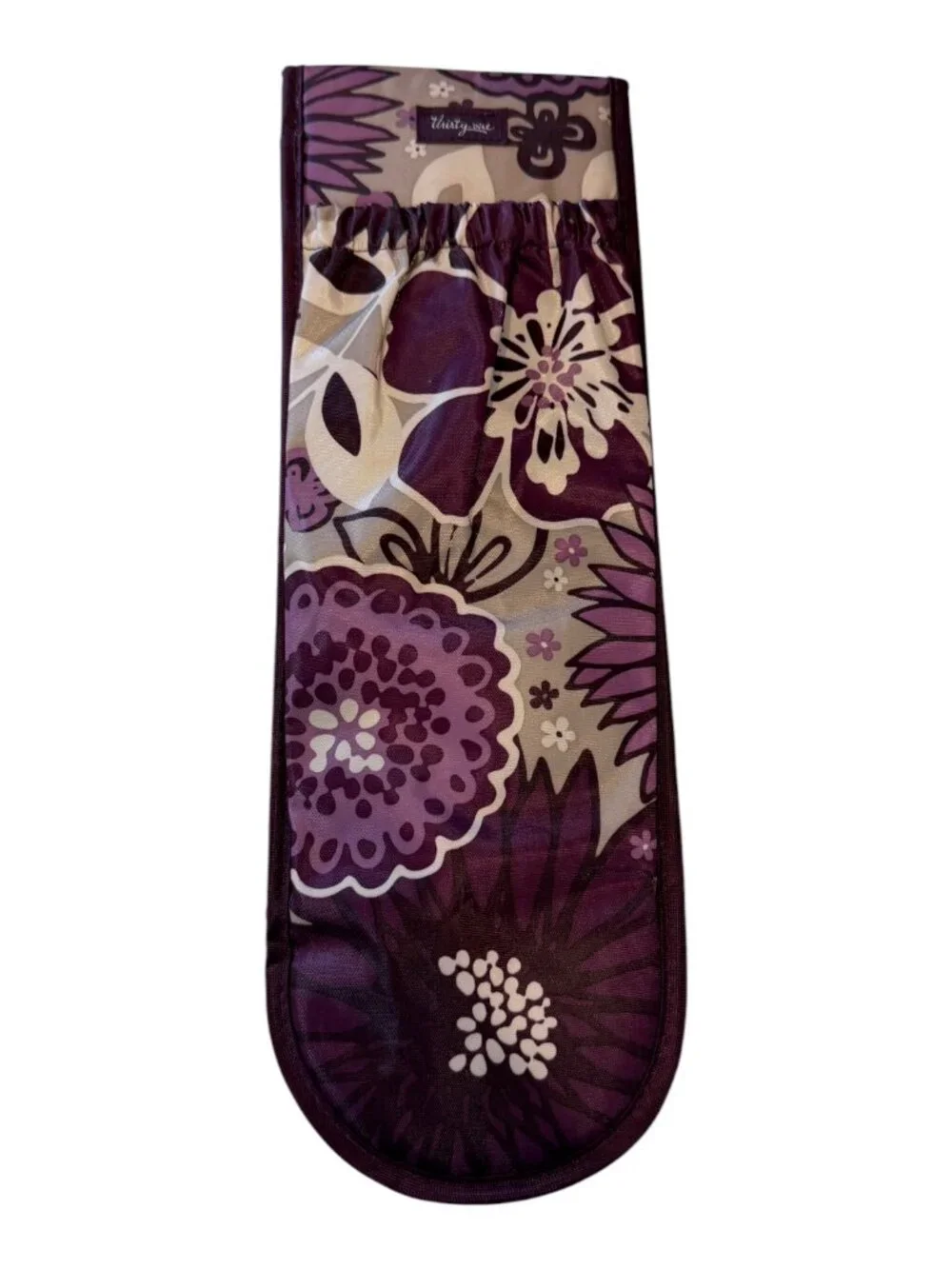 Thirty-One Purple Floral Thermal Styling Tool Cover